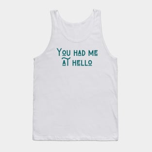 At Hello Tank Top